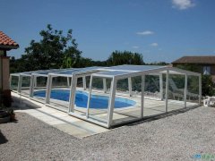别墅自动阳光房泳池6